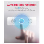 BaldrTherm Waterproof Shower Clock - Timer, Hygrometer & Thermometer(White)