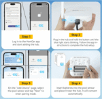 BaldrTherm Wireless Pool Thermometer with 360° LCD Display, Remote Monitoring via App